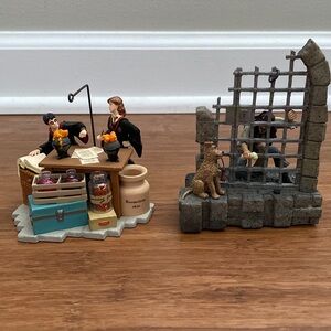 Hallmark 2006 Pirates of the Caribbean & Harry Potter Cauldron Trouble Ornaments